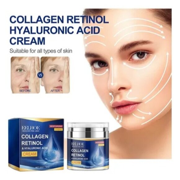 Retinol ✦ Collagen ✦ Hyaluronic Acid Cream ✦ 50ml ✦ Anti-Aging ✦ NWT - Picture 12 of 13